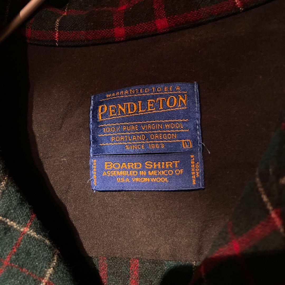 PENDLETON - 極美品 90s ヴィンテージ ウールシャツ 長袖 ペン PENDLETON - 極美品 90s ヴィンテージ ウールシャツ 長袖 ペン