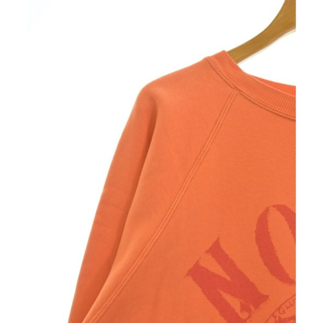SAINT MICHAEL セントマイケル スウェット L オレンジx赤 【古着 SAINT MICHAEL セントマイケル スウェット L オレンジx赤 【古着