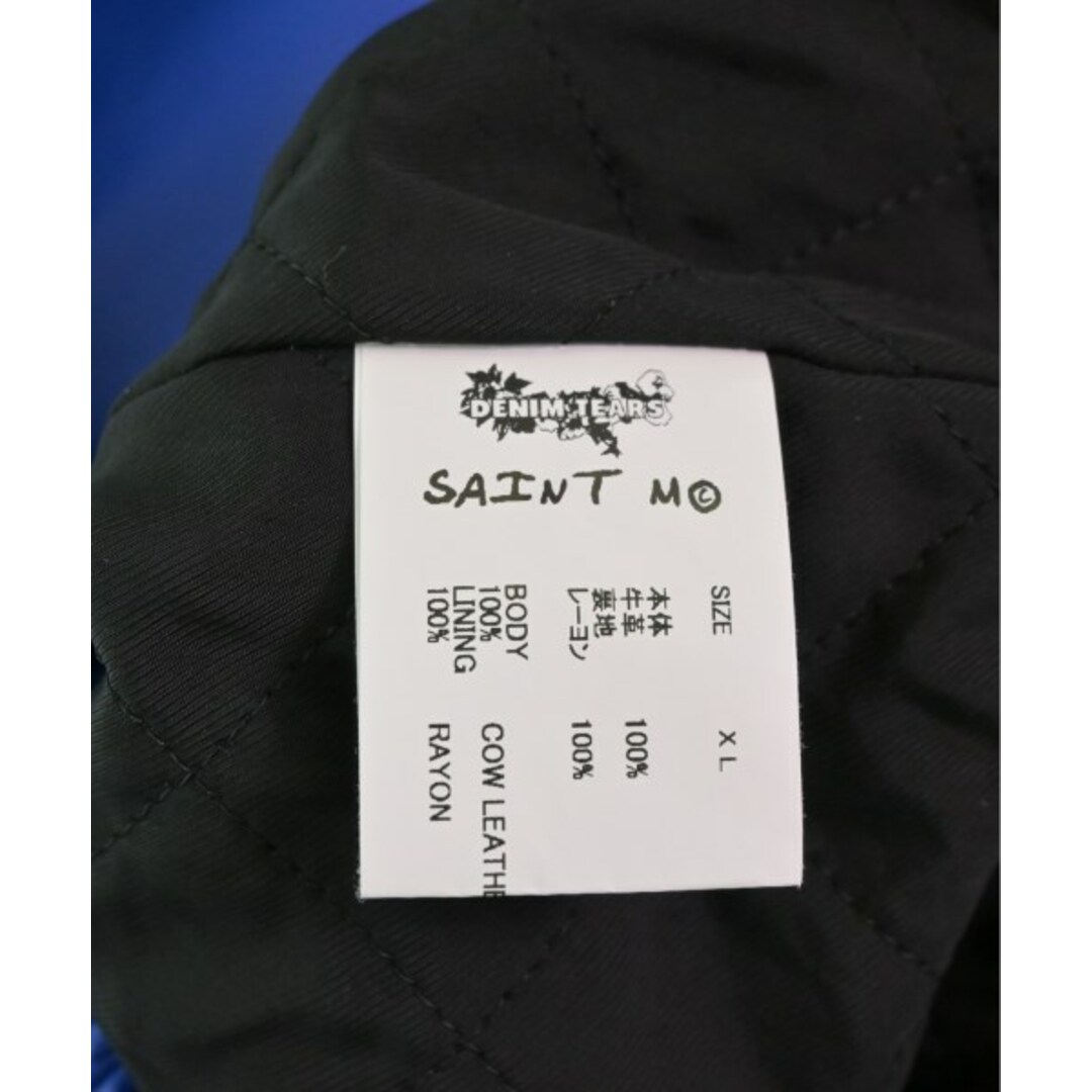 SAINT MICHAEL セントマイケル スタジャン XL 青x黒x赤等 【古着 SAINT MICHAEL セントマイケル スタジャン XL 青x黒x赤等 【古着