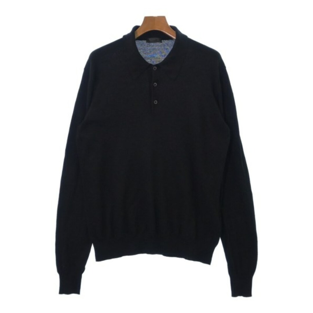 PRADA - PRADA プラダ ニット・セーター 50(XL位) 黒 【古着 PRADA - PRADA プラダ ニット・セーター 50(XL位) 黒 【古着