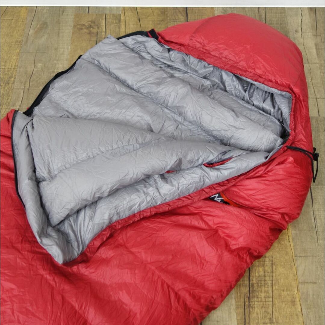 【12月スーパーSALE 15%OFF】 レギュラー STD 600 ダウンバッグ NANGA ナンガ レッド 寝袋 赤 マミー型シュラフ