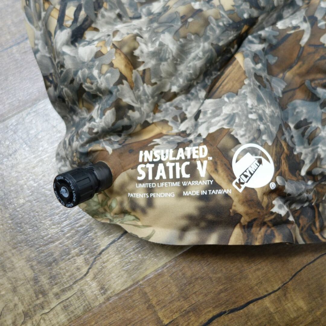 美品 クライミット KLYMIT Sleeping Pad Static V camo エアー 美品 クライミット KLYMIT Sleeping Pad Static V camo エアー