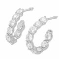 TIFFANY&Co. ティファニー インサイドアウトフープ ダイヤモンド(4.50ct) ピアス PT950 プラチナ【送料無料】【中古】24080332