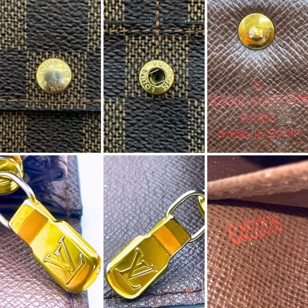 ルイヴィトン ダミエ ポルトフォイユサラ 長財布 カード10枚