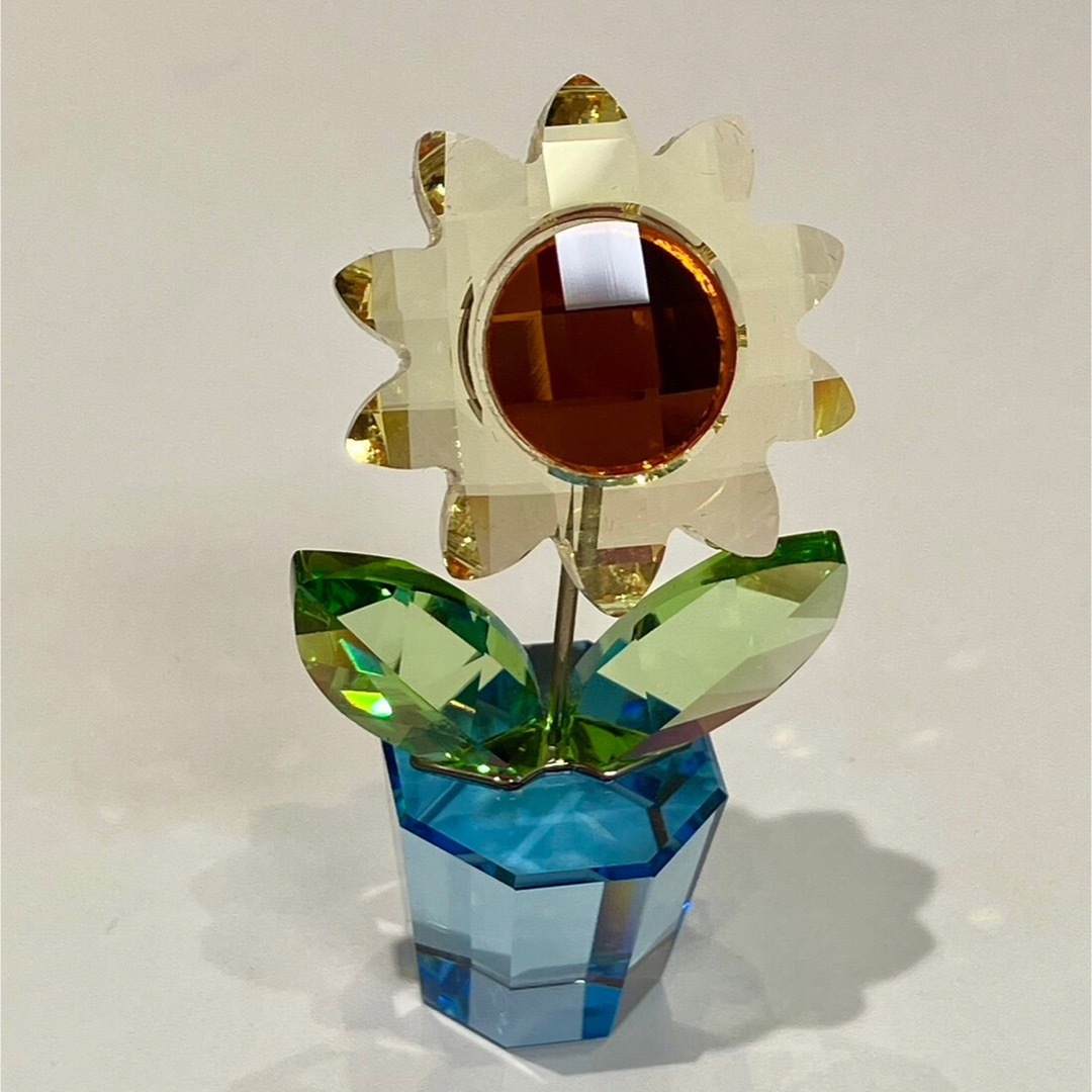 SWAROVSKI - □美品!スワロフスキー ひまわり お買取証明書付き SWAROVSKI - □美品!スワロフスキー ひまわり お買取証明書付き