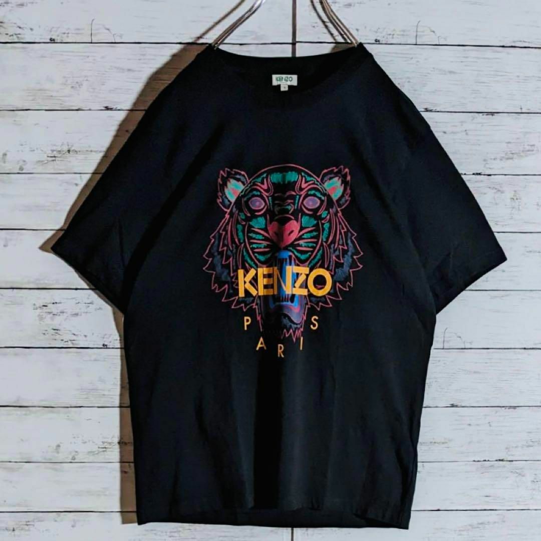 KENZO - 【超人気】ケンゾー☆センターロゴ Tシャツ タイガー KENZO - 【超人気】ケンゾー☆センターロゴ Tシャツ タイガー