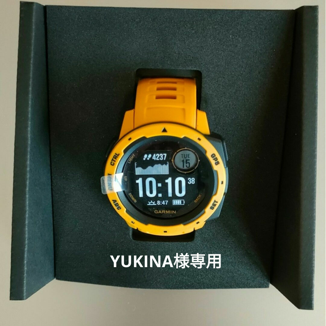 GARMIN INSTINCT SUNBURST GPSアウトドアウォッチ GARMIN INSTINCT SUNBURST GPSアウトドアウォッチ