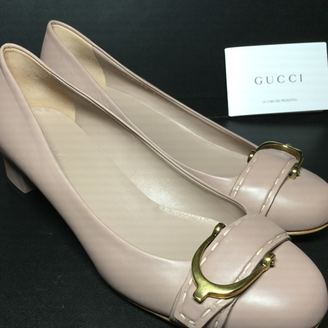 Gucci(グッチ)のGUCCI パンプス オールドローズ 36 1/2 レディースの靴/シューズ(ハイヒール/パンプス)の商品写真