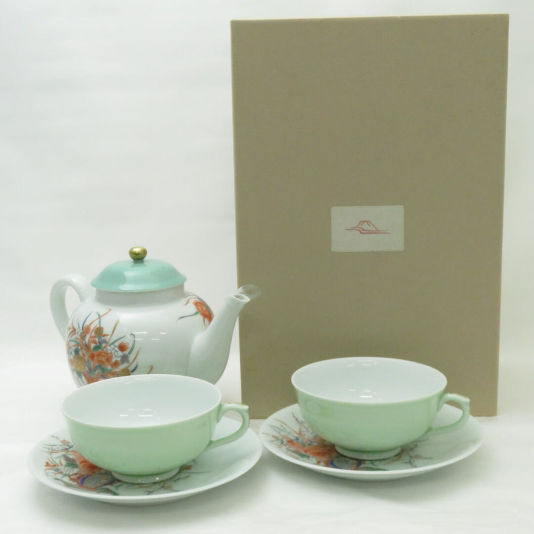 未使用 Fukagawa Seiji 深川製磁 色絵花かざり ティーカップ 未使用 Fukagawa Seiji 深川製磁 色絵花かざり ティーカップ