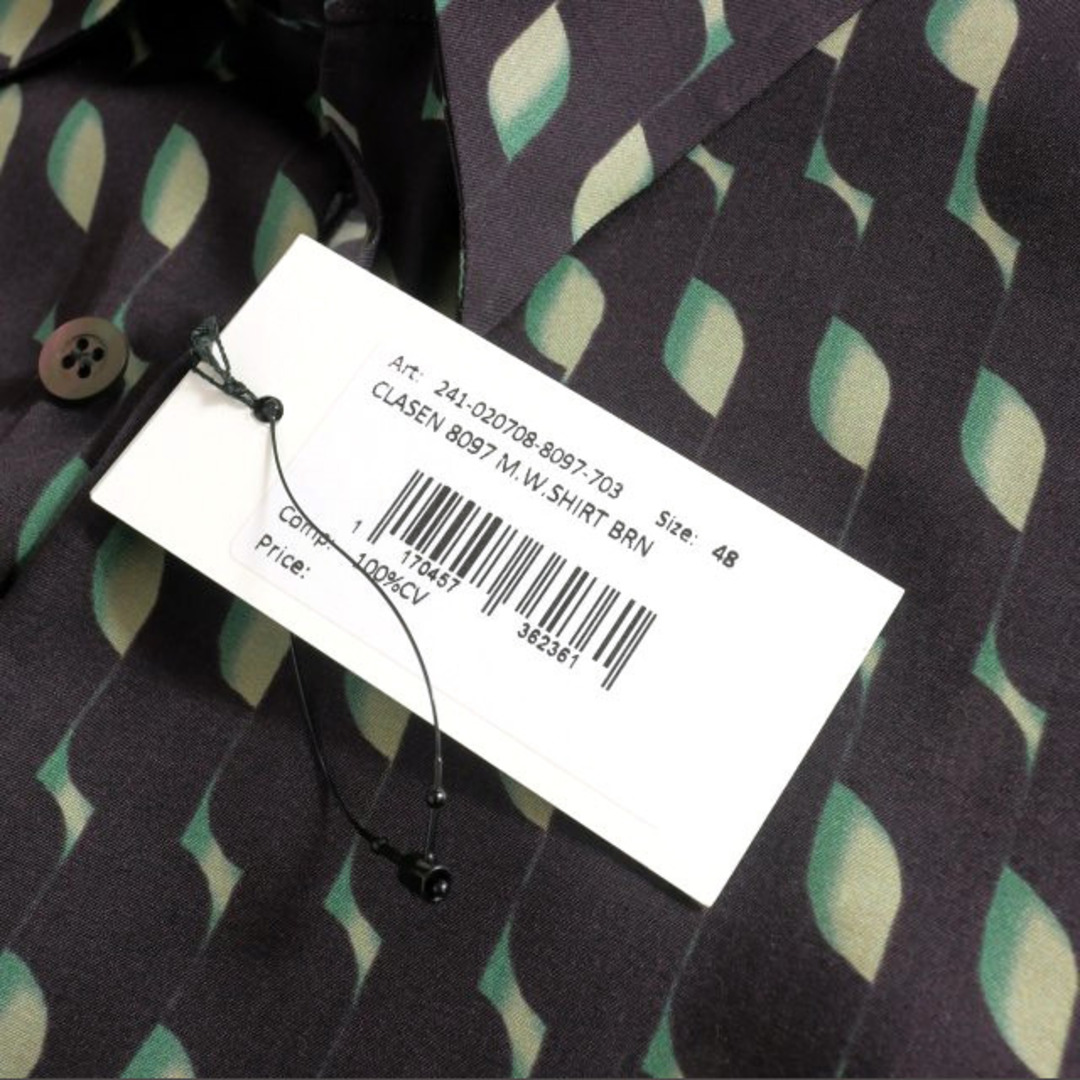 DRIES VAN NOTEN - ドリスヴァンノッテン 24SS Clasen Shirt 総 DRIES VAN NOTEN - ドリスヴァンノッテン 24SS Clasen Shirt 総