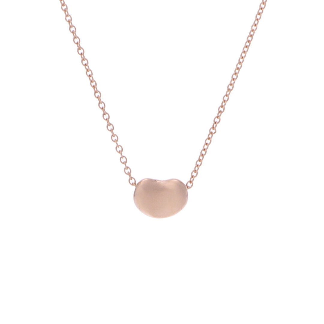 Tiffany & Co. - 中古 ティファニー TIFFANY & Co. レディース ネックレス K18ピンクゴールド