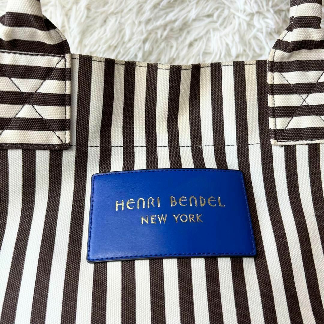 Henri Bendel - ヘンリベンデル 大型トートバッグ ストライプ Henri Bendel - ヘンリベンデル 大型トートバッグ ストライプ