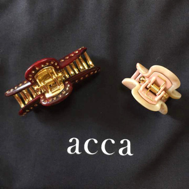 acca(アッカ)の美品♡限定♡2点セット♡acca クリップ♡ティアラクイーン レディースのヘアアクセサリー(バレッタ/ヘアクリップ)の商品写真