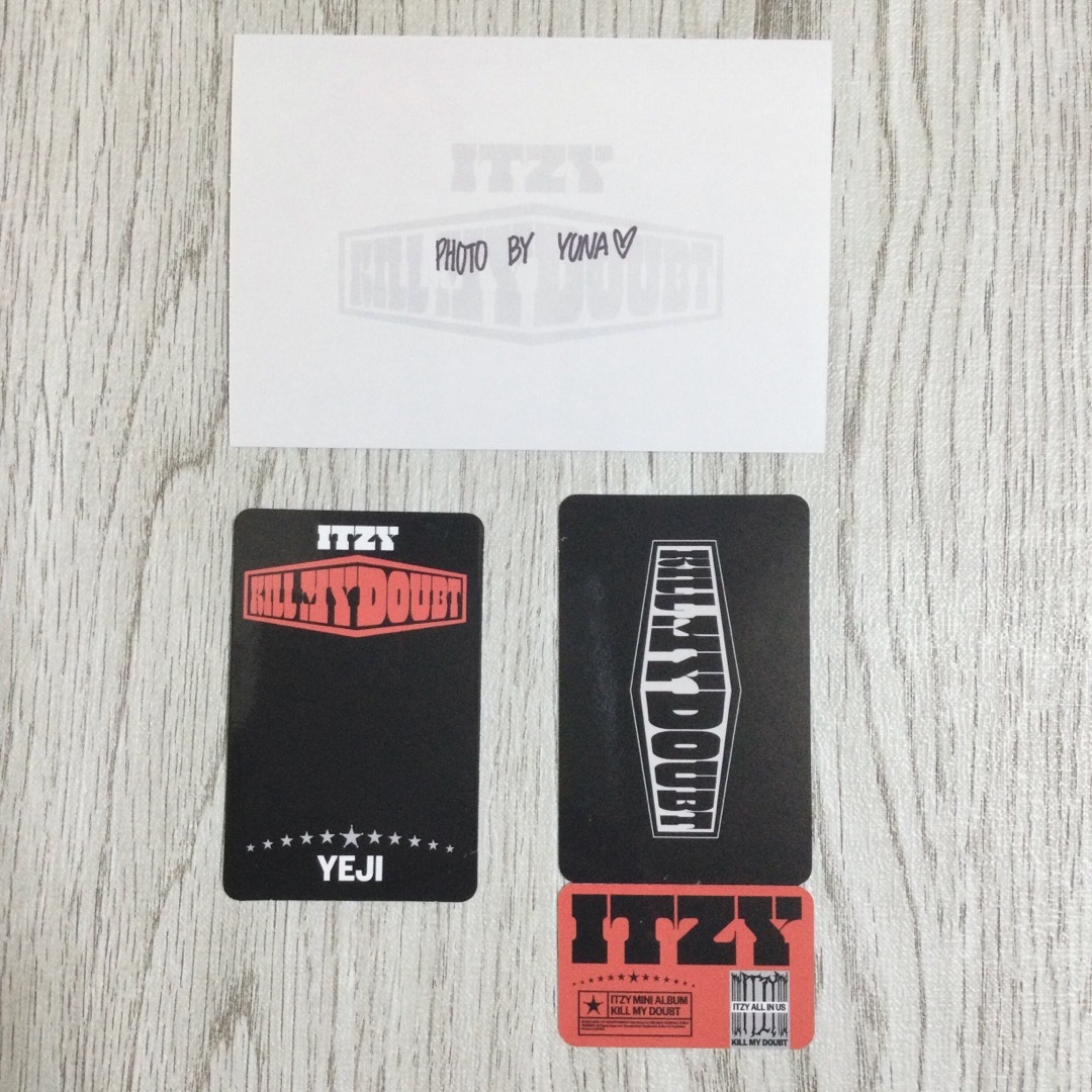 ITZY - itzy イェジ yeji アメリカ 限定 直筆サイン 特典 トレカ ITZY - itzy イェジ yeji アメリカ 限定 直筆サイン 特典 トレカ