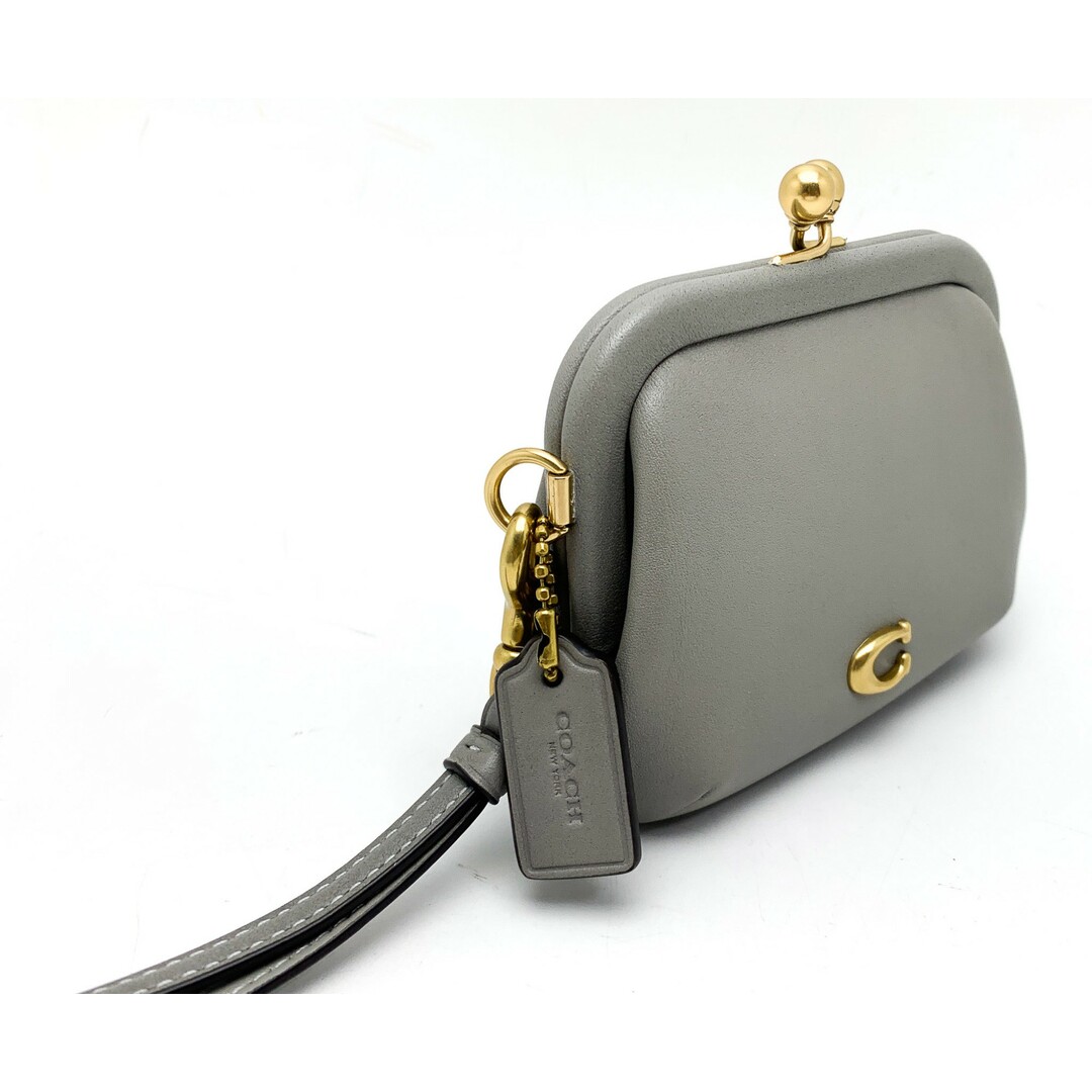 COACH - COACH コーチ グレー系 キスロック コインパース CC522 COACH - COACH コーチ グレー系 キスロック コインパース CC522