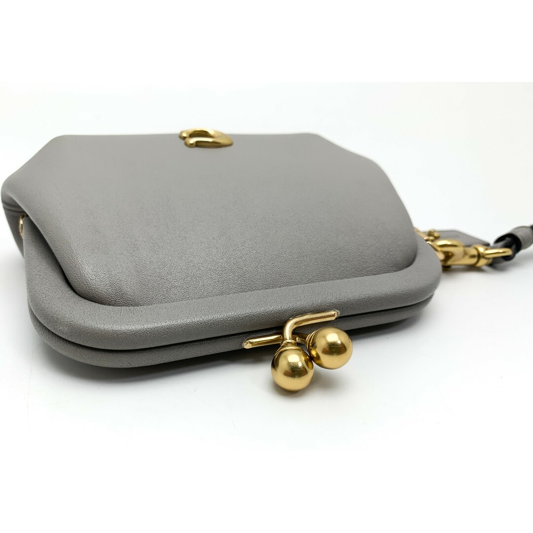 COACH - COACH コーチ グレー系 キスロック コインパース CC522 COACH - COACH コーチ グレー系 キスロック コインパース CC522