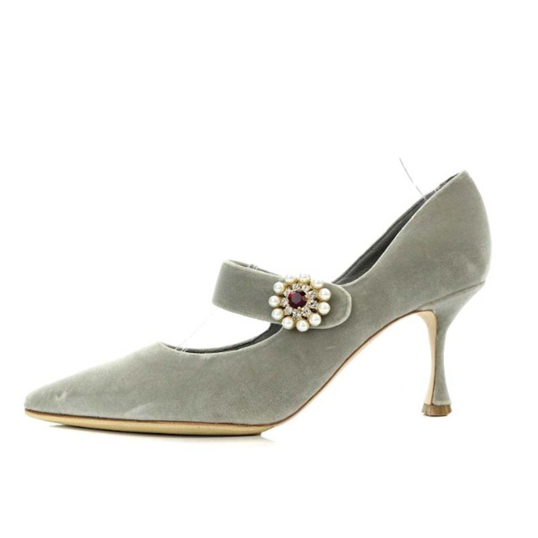 マノロブラニク MANOLO BLAHNIK drawer別注フラットパンプス マノロブラニク MANOLO BLAHNIK drawer別注フラットパンプス