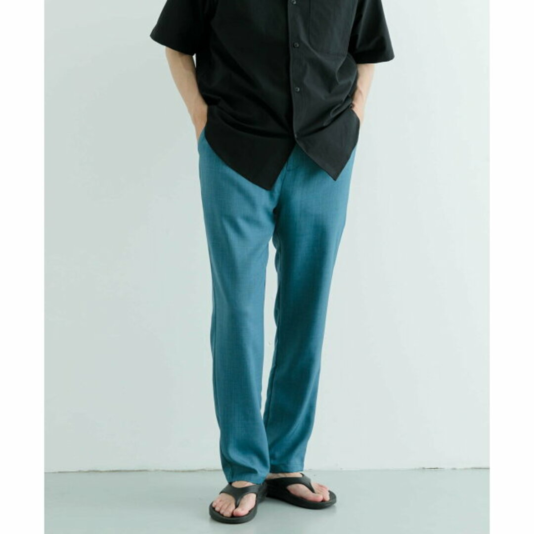 URBAN RESEARCH ITEMS(アーバンリサーチアイテムズ)の【BLUGRY】【L】『吸水速乾/イージーケア/UVカット』『セットアップ対応』高機能ツイル ウエストイージー スラックス メンズのパンツ(その他)の商品写真