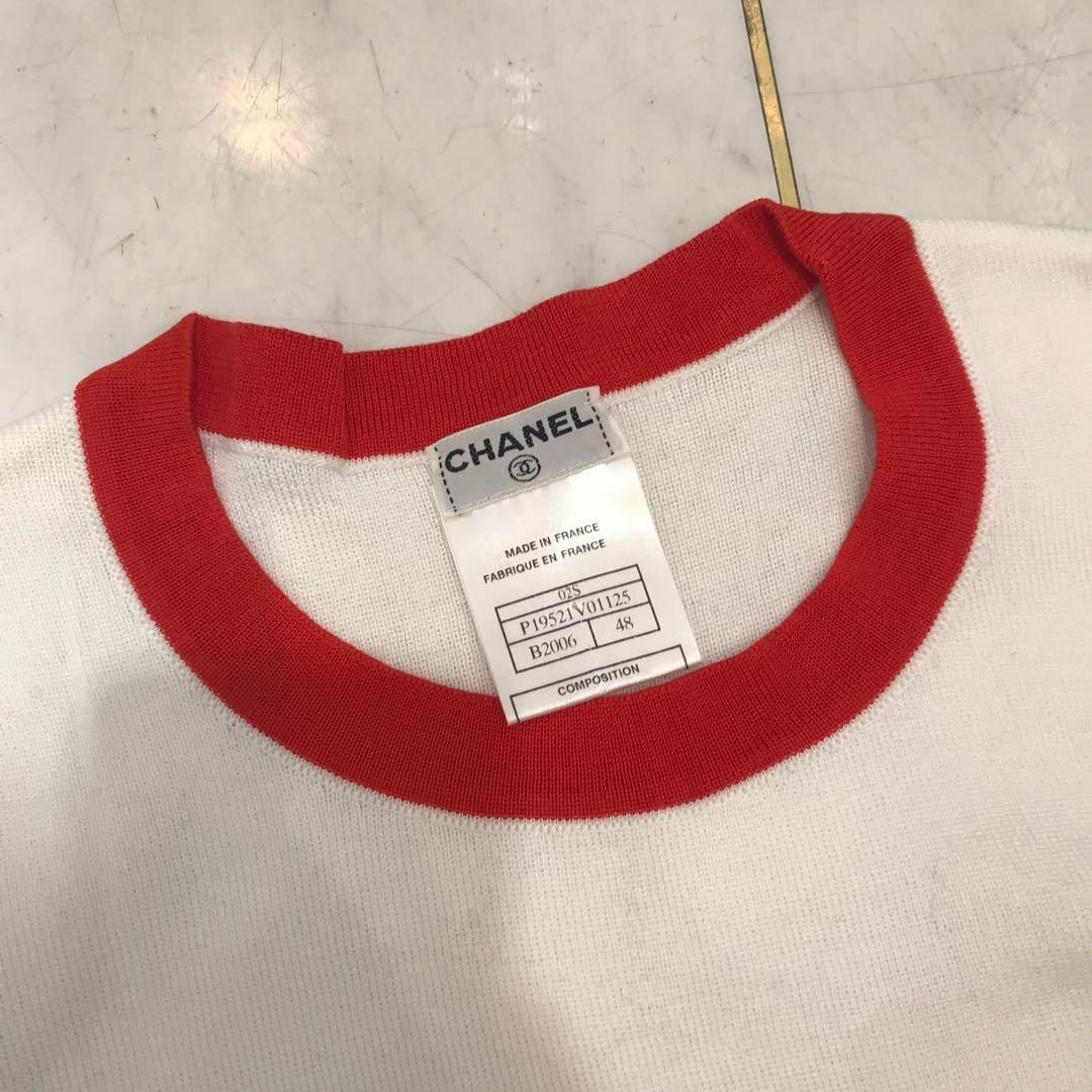 ☆美品☆CHANEL シャネル 02S カットソー クルーネック ココマーク ☆美品☆CHANEL シャネル 02S カットソー クルーネック ココマーク