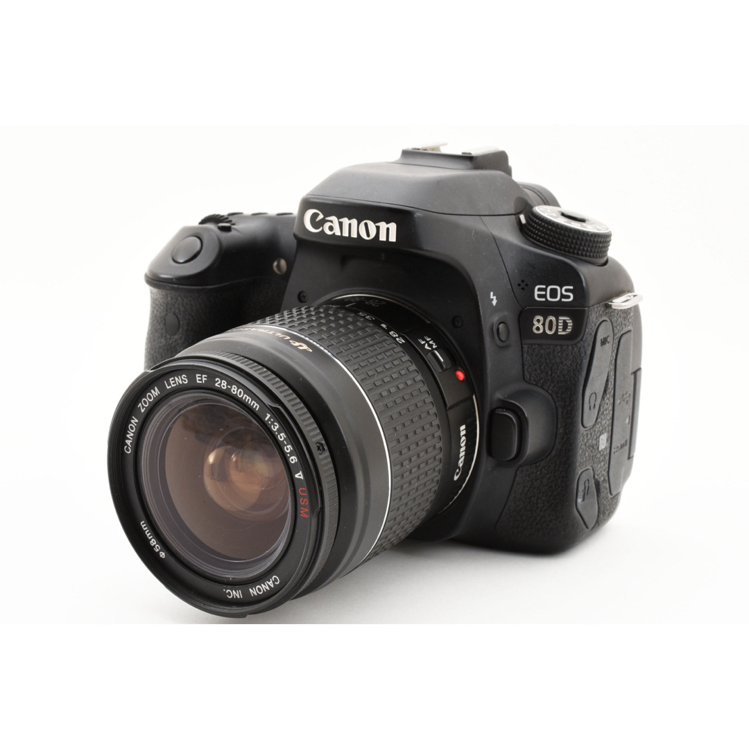 保証付き/Canon EOS 80DレンズセットCanon EF28-80㎜ 保証付き/Canon EOS 80DレンズセットCanon EF28-80㎜