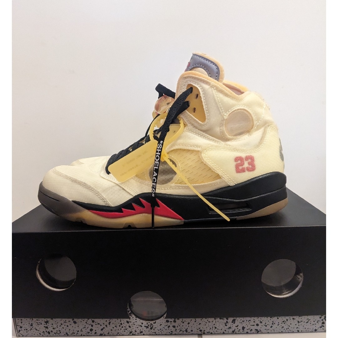 OFF WHITE × NIKE AIR JORDAN 5 Sail OFF WHITE × NIKE AIR JORDAN 5 Sail