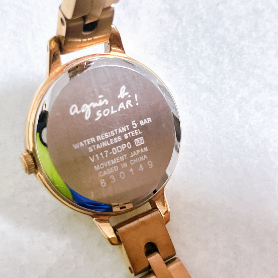 agnes b.(アニエスベー)のアニエスベー 時計 レディース ソーラー マルチェロ ゴールド 腕時計 レディースのファッション小物(腕時計)の商品写真