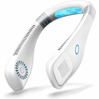  首掛け扇風機 携帯扇風機 ネッククーラー ハンズフリー USB充電式(扇風機)