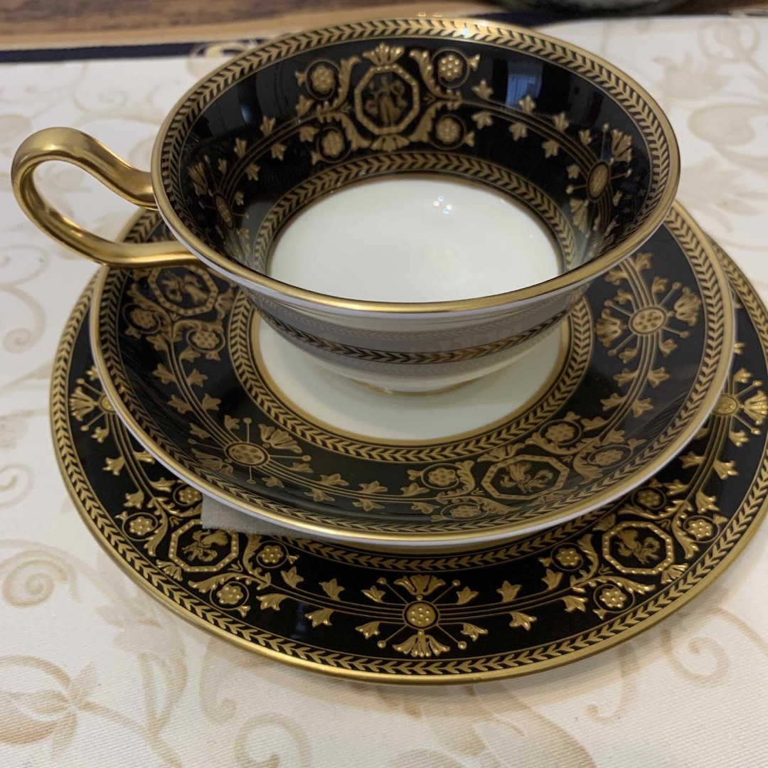 WEDGWOOD - ウェッジウッド アストバリー ブラック ティーカップ WEDGWOOD - ウェッジウッド アストバリー ブラック ティーカップ