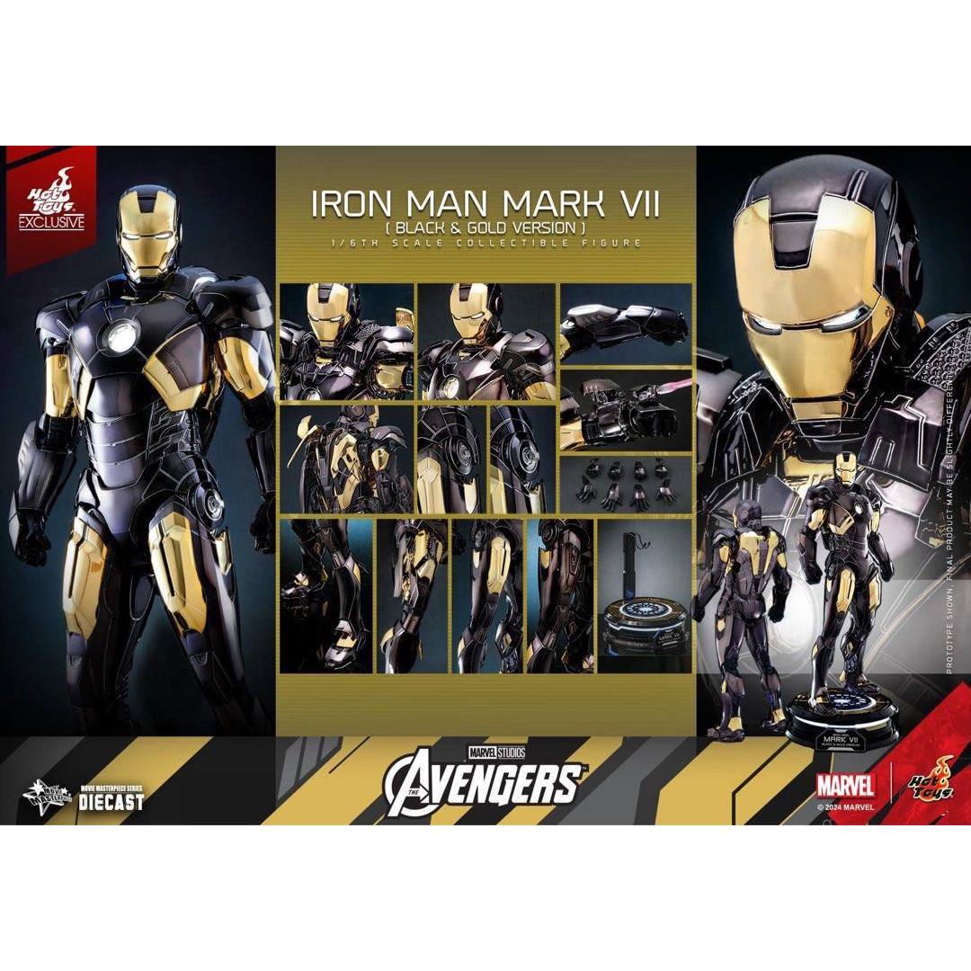 ホットトイズ MMS741D61 アイアンマン・マーク7ブラック ホットトイズ MMS741D61 アイアンマン・マーク7ブラック