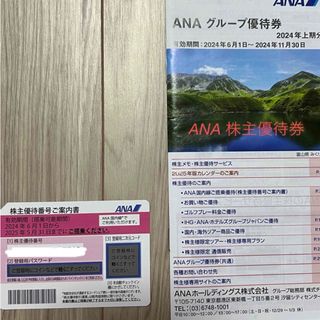 ＡＮＡ株主優待券 1枚、ＡＮＡグループ優待券 1冊(航空券)