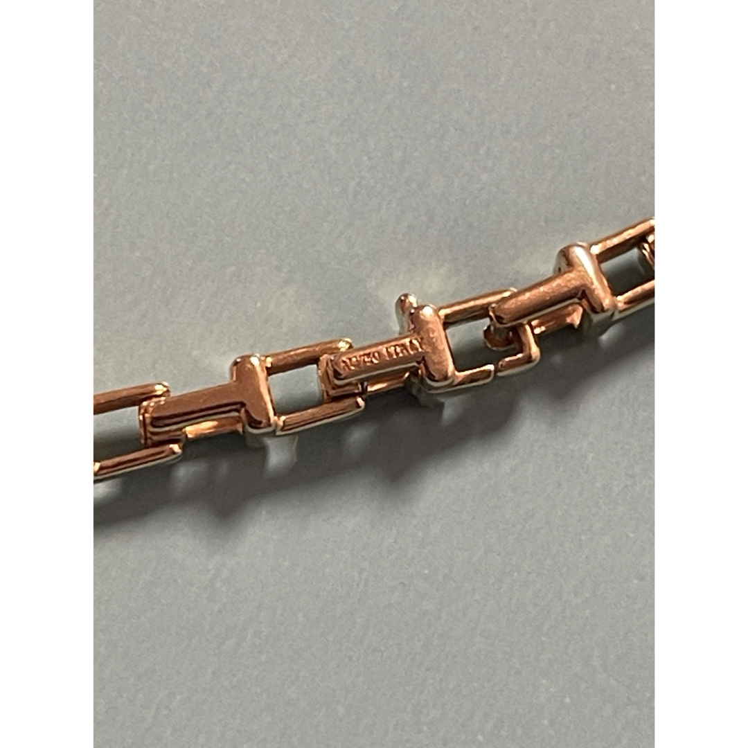 Tiffany & Co. - 【超美品激レア品】Tiffany Tチェーン 18k YG Tiffany & Co. - 【超美品激レア品】Tiffany Tチェーン 18k YG