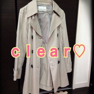 クリアクレア(clear crea)の未使用✨春にベージュトレンチコート✨(トレンチコート)