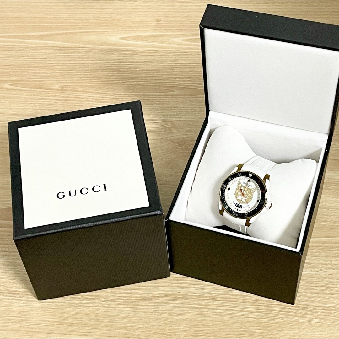 GUCCI - 51【美品】グッチ時計 箱付き メンズ腕時計 ダイヴ GUCCI - 51【美品】グッチ時計 箱付き メンズ腕時計 ダイヴ