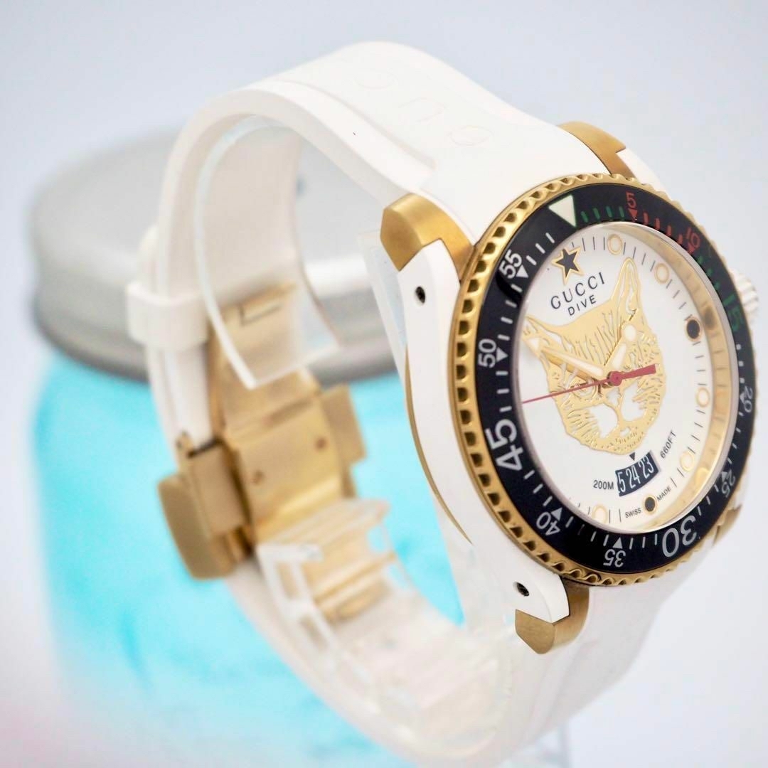 GUCCI - 51【美品】グッチ時計 箱付き メンズ腕時計 ダイヴ GUCCI - 51【美品】グッチ時計 箱付き メンズ腕時計 ダイヴ