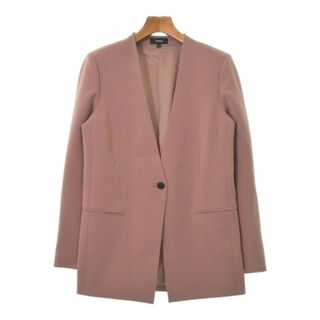 Theory ノーカラージャケット ピンク Theory ノーカラージャケット ピンク