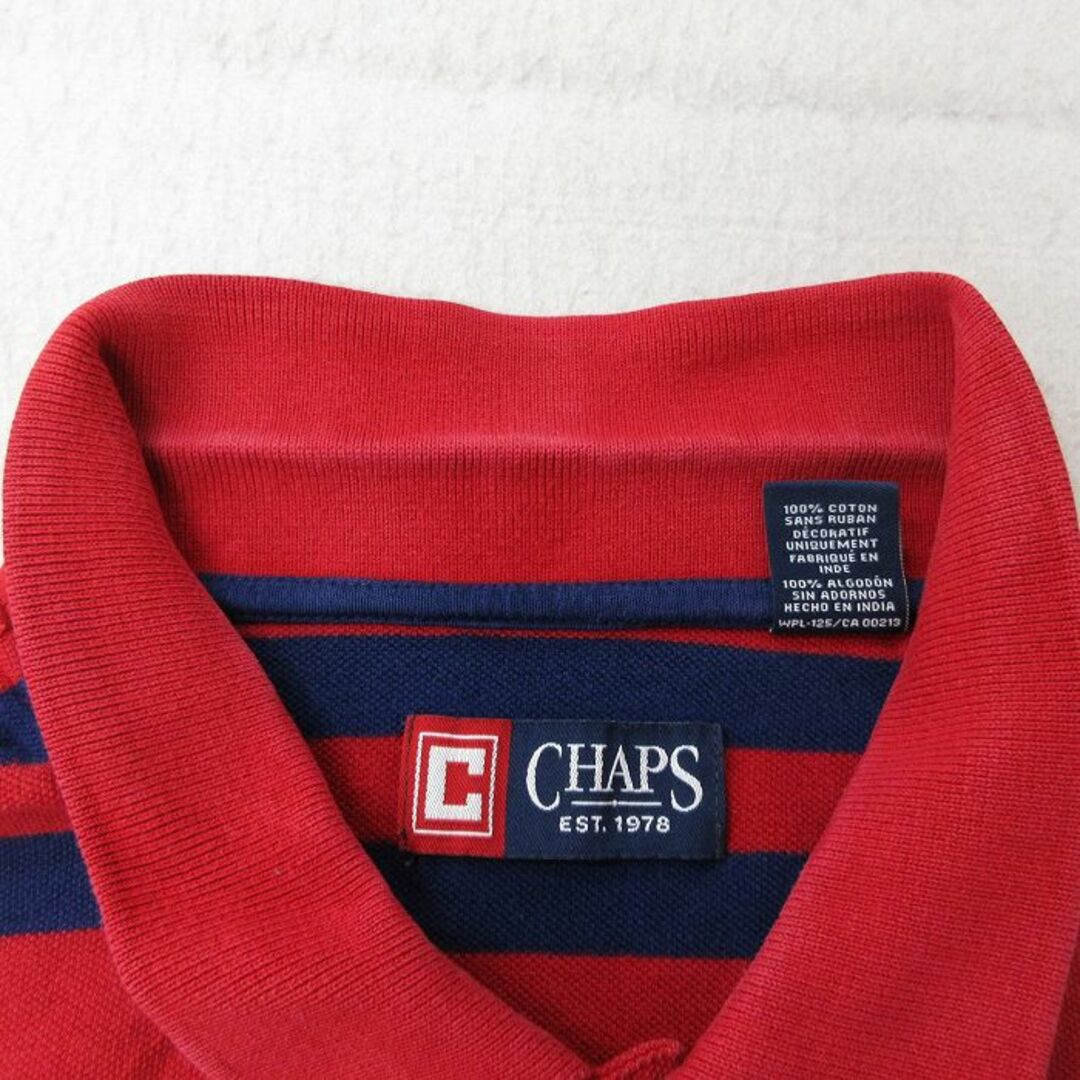 CHAPS - XL☆古着 チャップス 半袖 ブランド ポロ シャツ メンズ CHAPS - XL☆古着 チャップス 半袖 ブランド ポロ シャツ メンズ