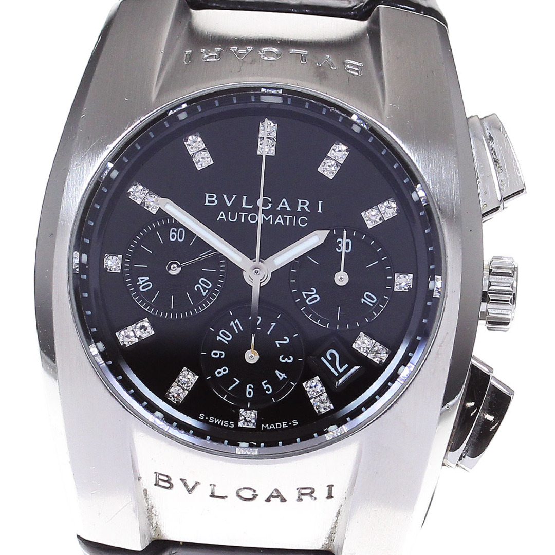 BVLGARI - ブルガリ BVLGARI EG35SCH エルゴン クロノグラフ インデックスダイヤ 自動巻き ボーイズ _817026