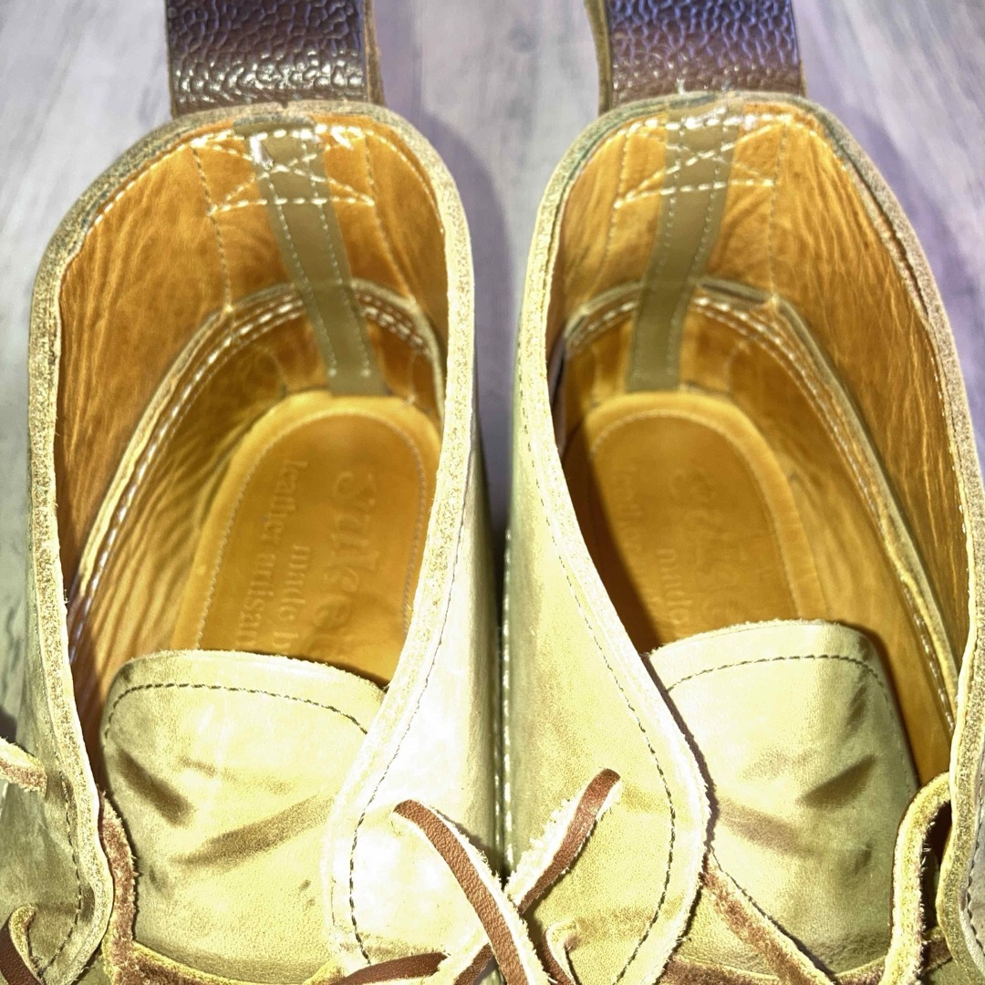 YUKETEN - ユケテン レザー チャッカブーツ モカシンの通販 by YUKETEN - ユケテン レザー チャッカブーツ モカシンの通販 by