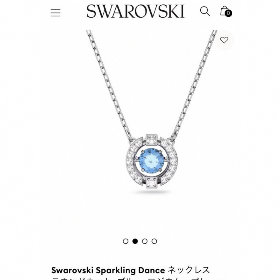 Swarovski Sparkling Dance ネックレス ブルー ネックレス Swarovski Sparkling Dance ネックレス ブルー ネックレス
