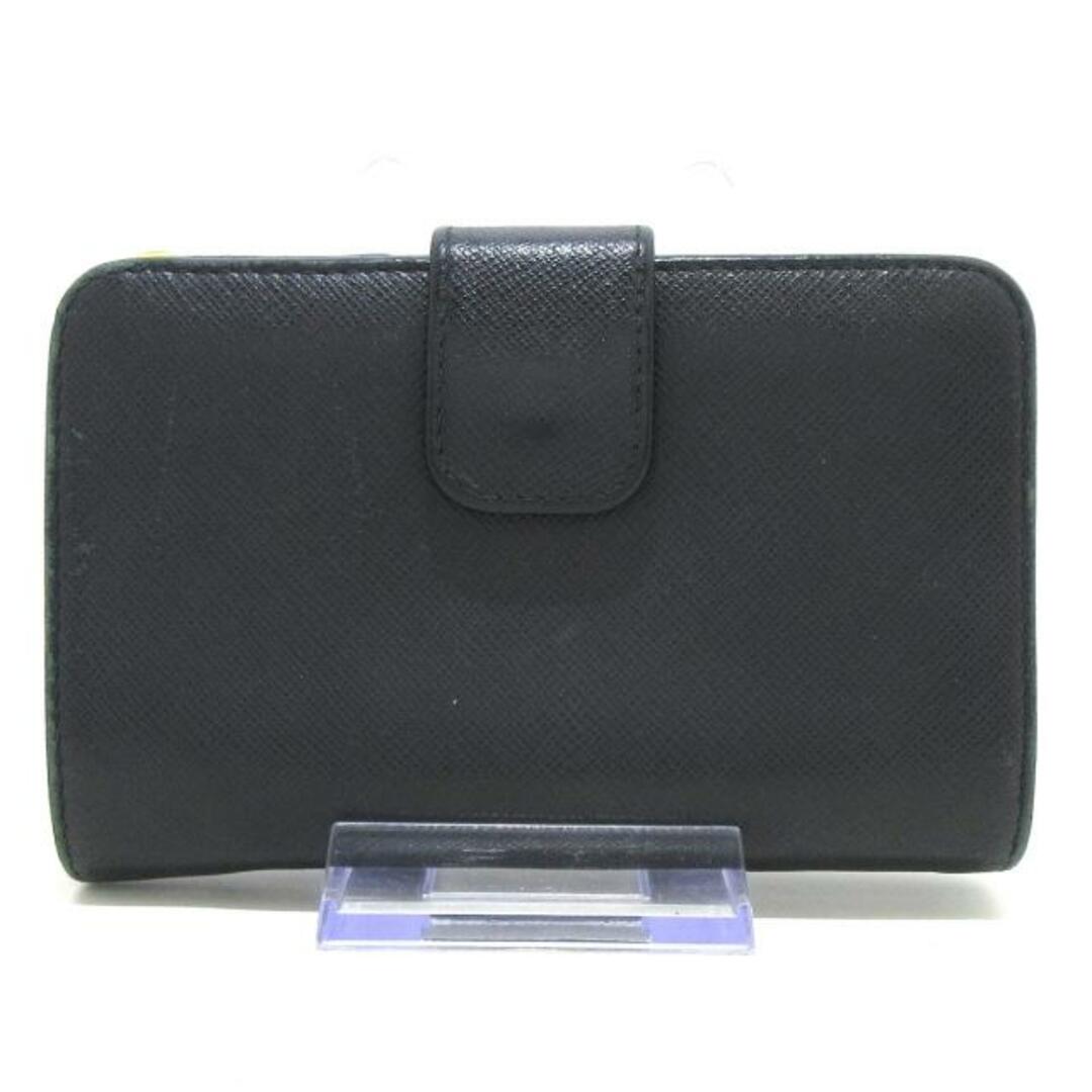 中古】プラダ 二つ折り財布 L字ファスナー サフィアーノレザー 中古】プラダ 二つ折り財布 L字ファスナー サフィアーノレザー