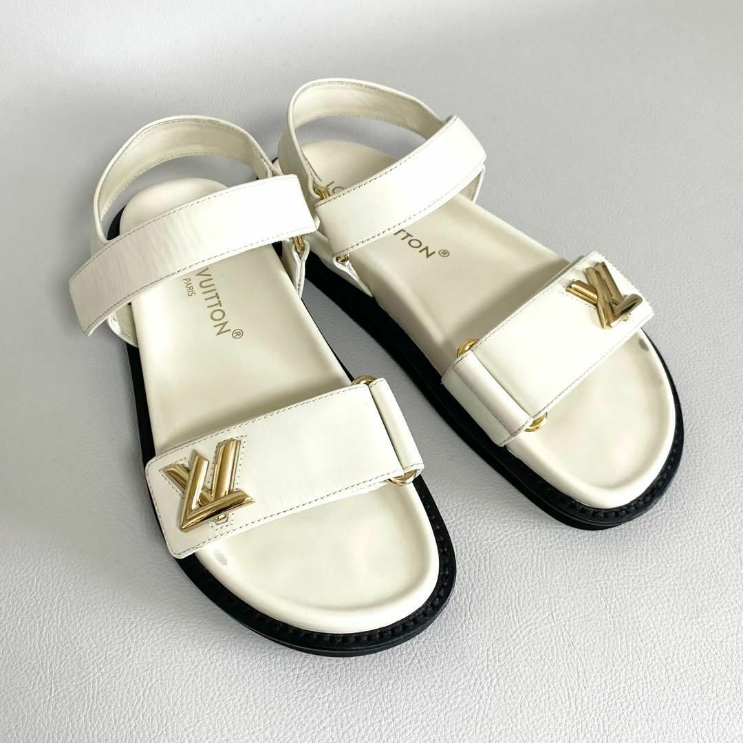 LOUIS VUITTON - LOUIS VUITTON / LVサンセットライン サンダル LOUIS VUITTON - LOUIS VUITTON / LVサンセットライン サンダル