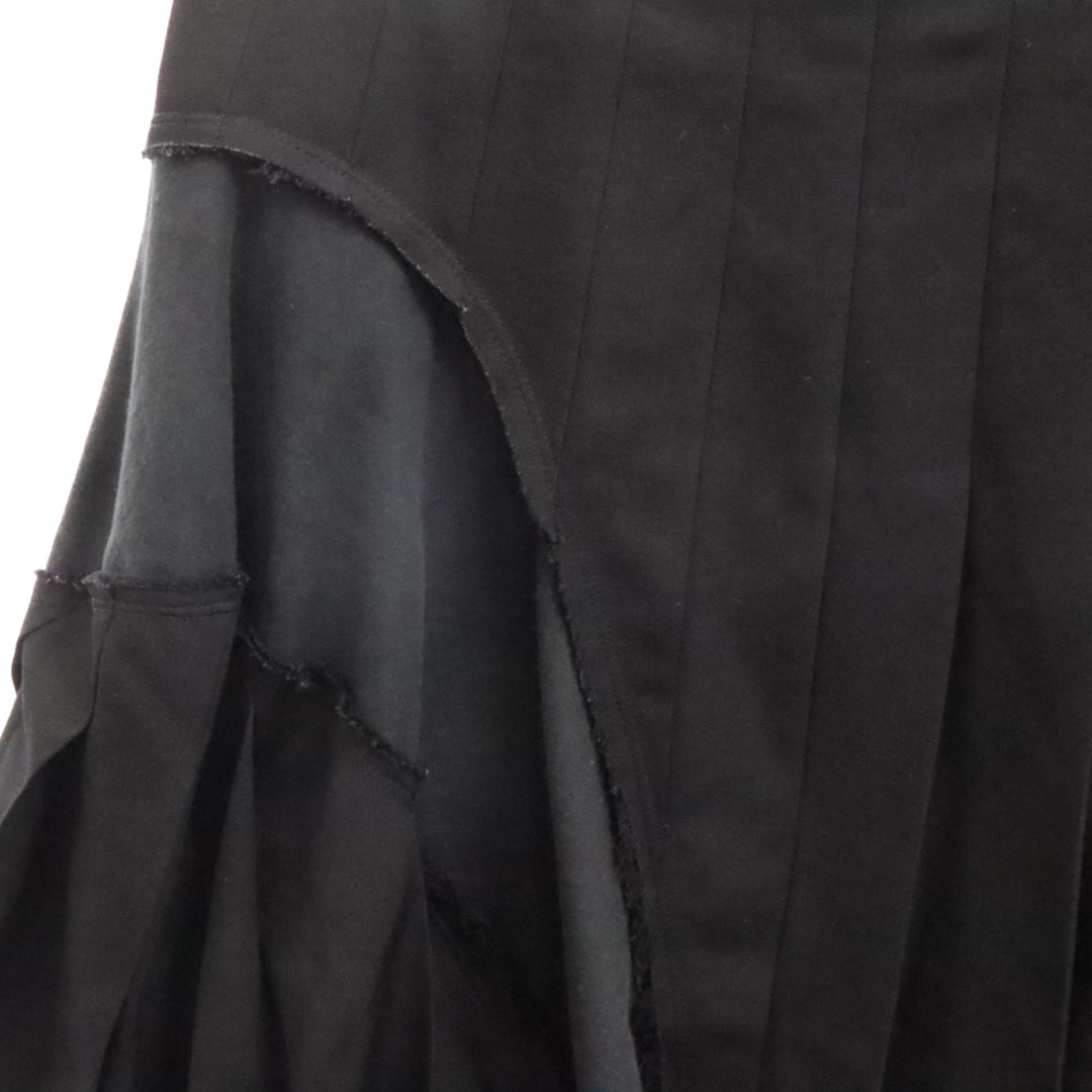 COMME des GARCONS コムデギャルソン 異素材切替 プリーツミニ COMME des GARCONS コムデギャルソン 異素材切替 プリーツミニ