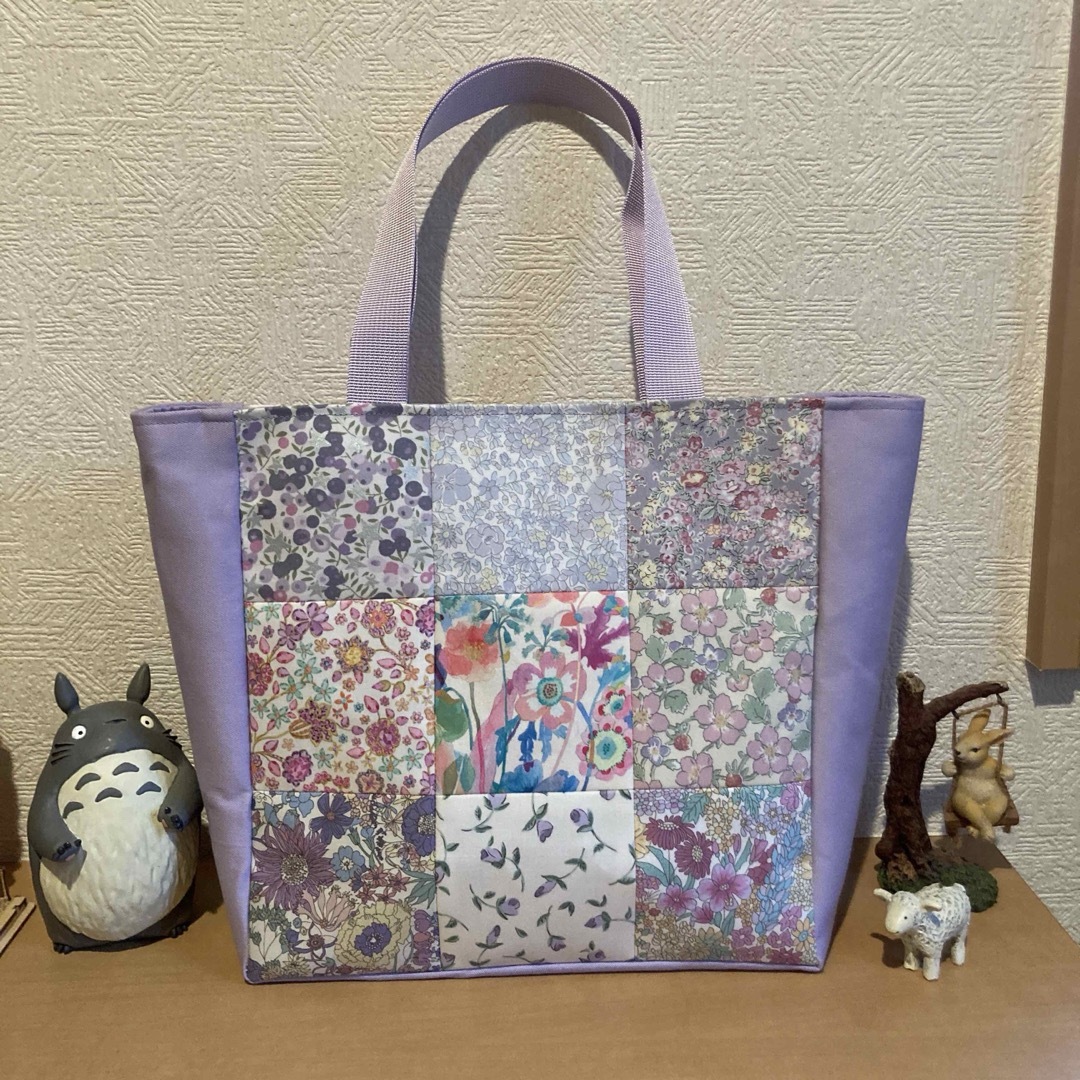 LIBERTY. - リバティ パッチワーク トートバッグ の通販 by LIBERTY. - リバティ パッチワーク トートバッグ の通販 by