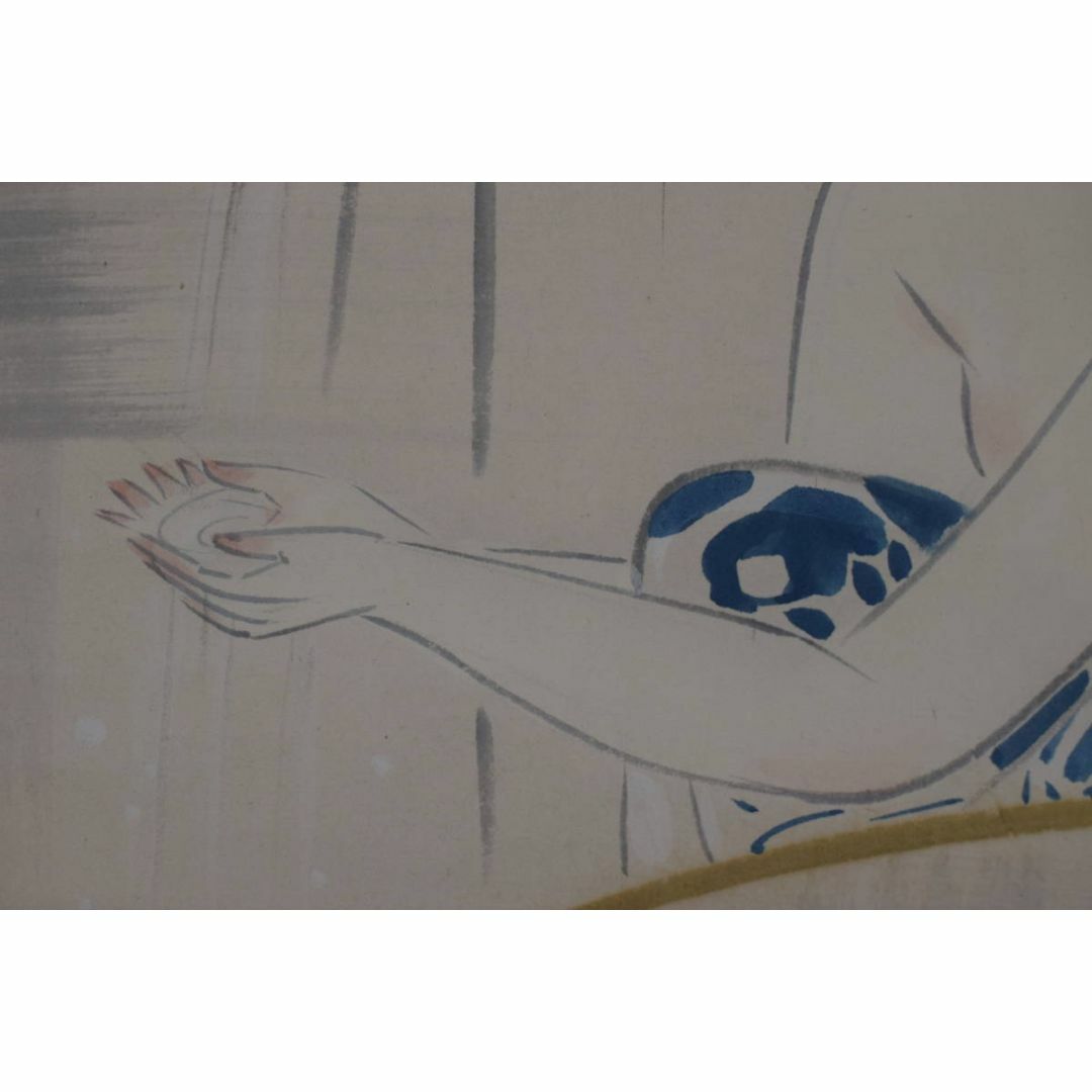 清春/美人画/美人行水図/掛軸☆宝船☆Z-416の通販 by 掛軸✩宝船 清春/美人画/美人行水図/掛軸☆宝船☆Z-416の通販 by 掛軸✩宝船