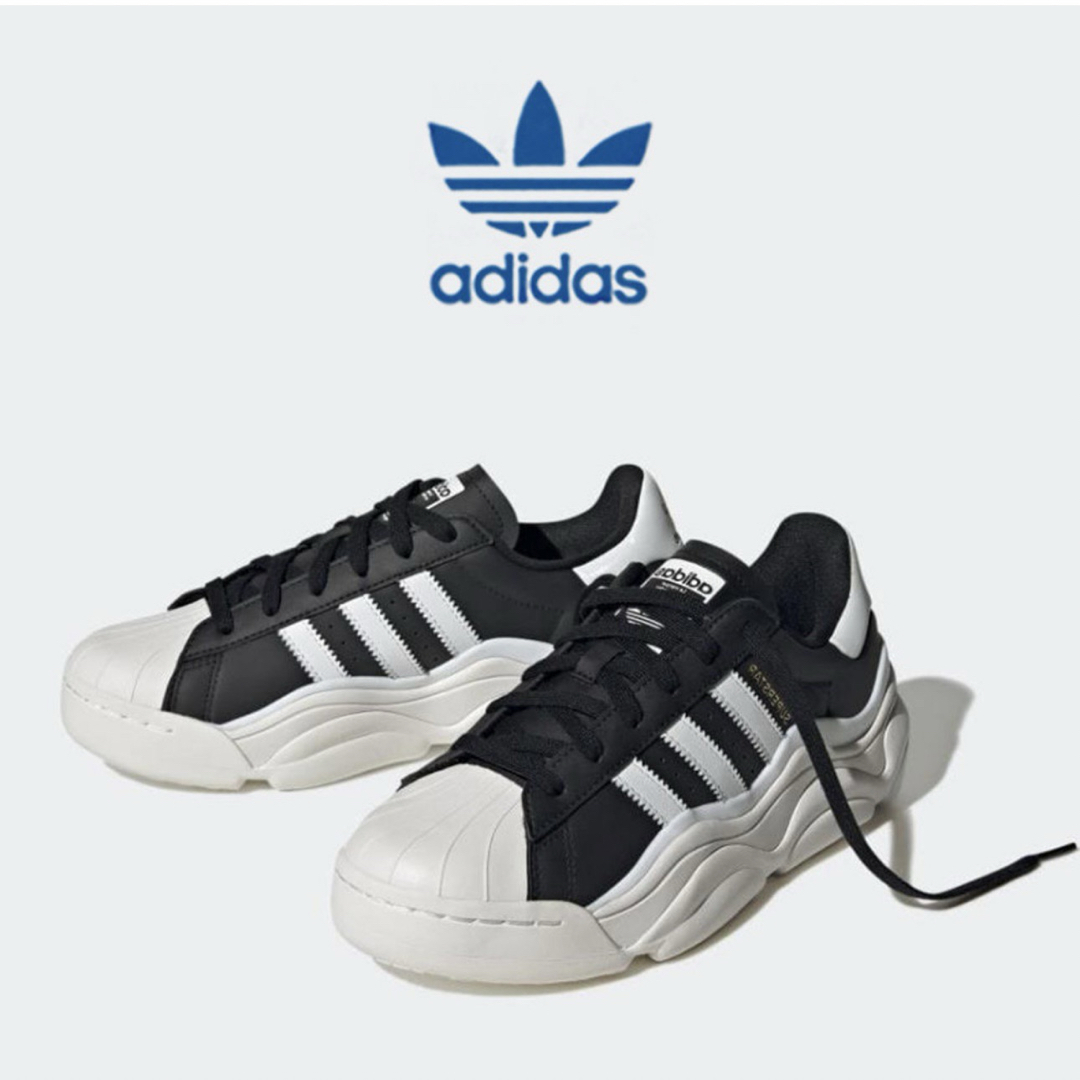 adidas - レア adidas 厚底スニーカー スーパースター adidas - レア adidas 厚底スニーカー スーパースター