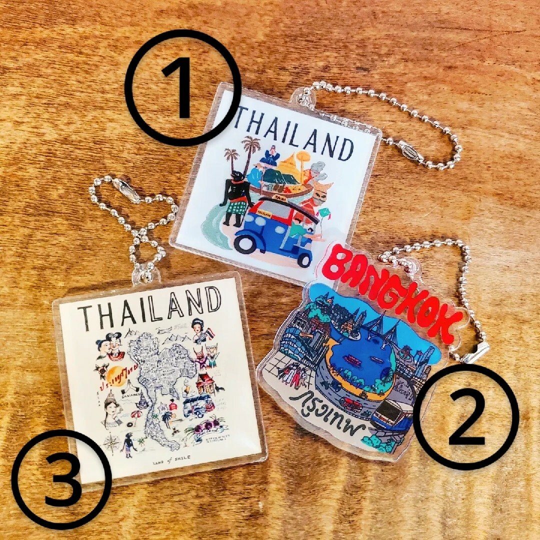 タイ Thailand キーホルダー レディースのファッション小物(キーホルダー)の商品写真