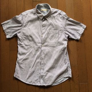ストライプ 半袖シャツ グローバルワーク