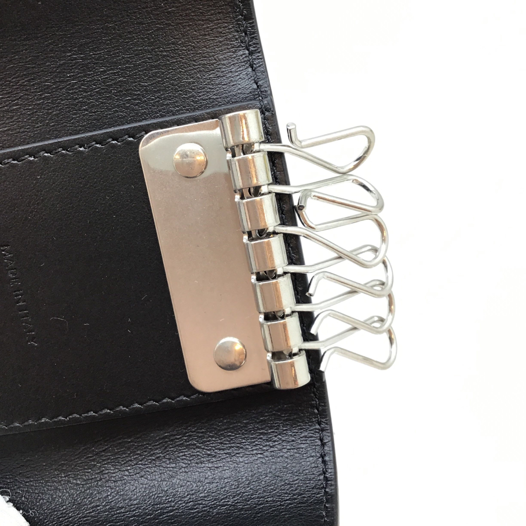 CELINE キーケース グレインドカーフスキン BLACK CELINE キーケース グレインドカーフスキン BLACK
