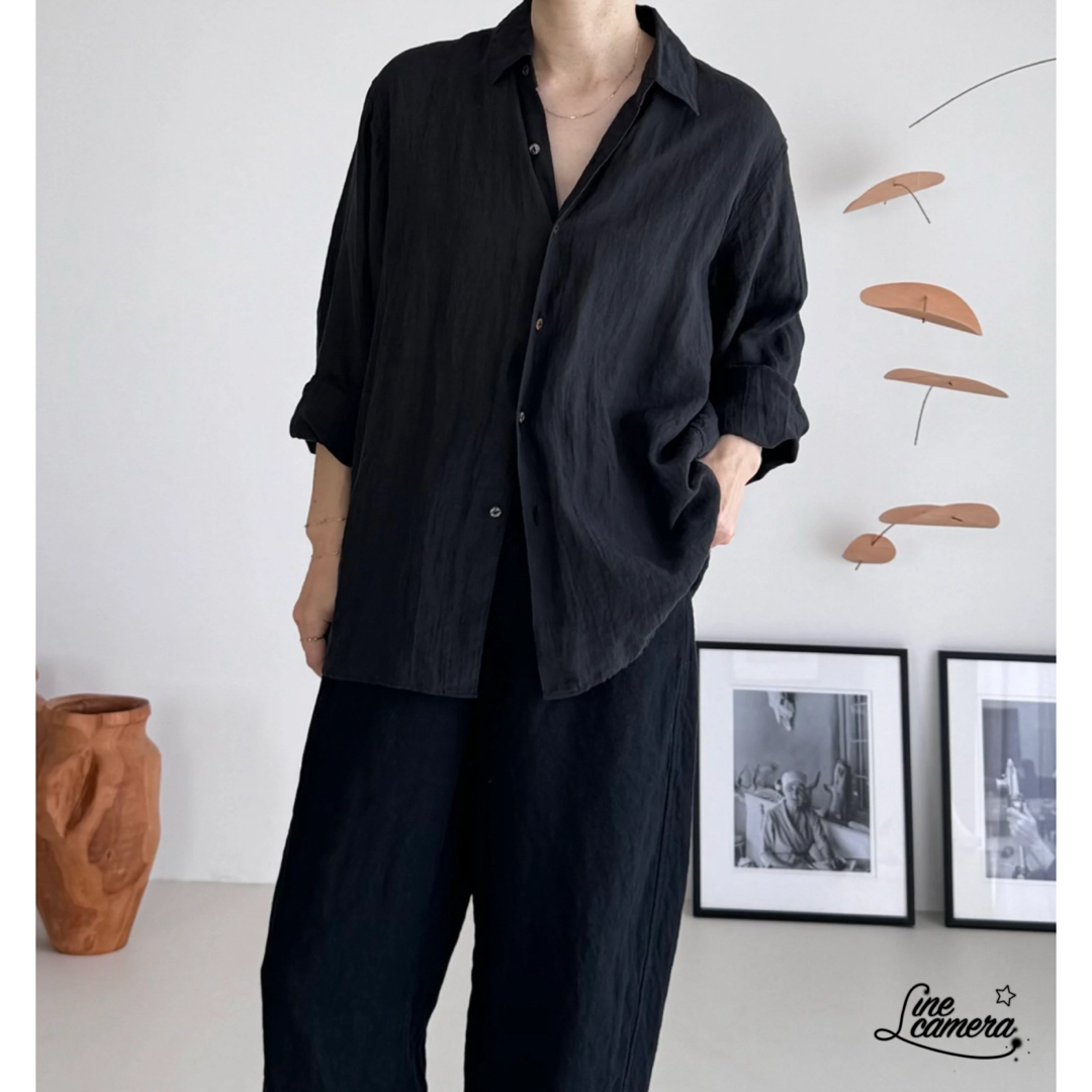 新品 argue ベルギーリネン シャツBELGIE LINEN SHIRTS 新品 argue ベルギーリネン シャツBELGIE LINEN SHIRTS