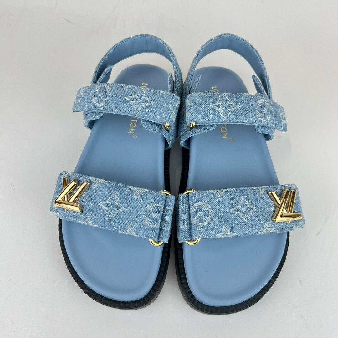 新品未使用 LOUIS VUITTON Sunset Flat Comfort Mule ルイ 新品未使用 LOUIS VUITTON Sunset Flat Comfort Mule ルイ